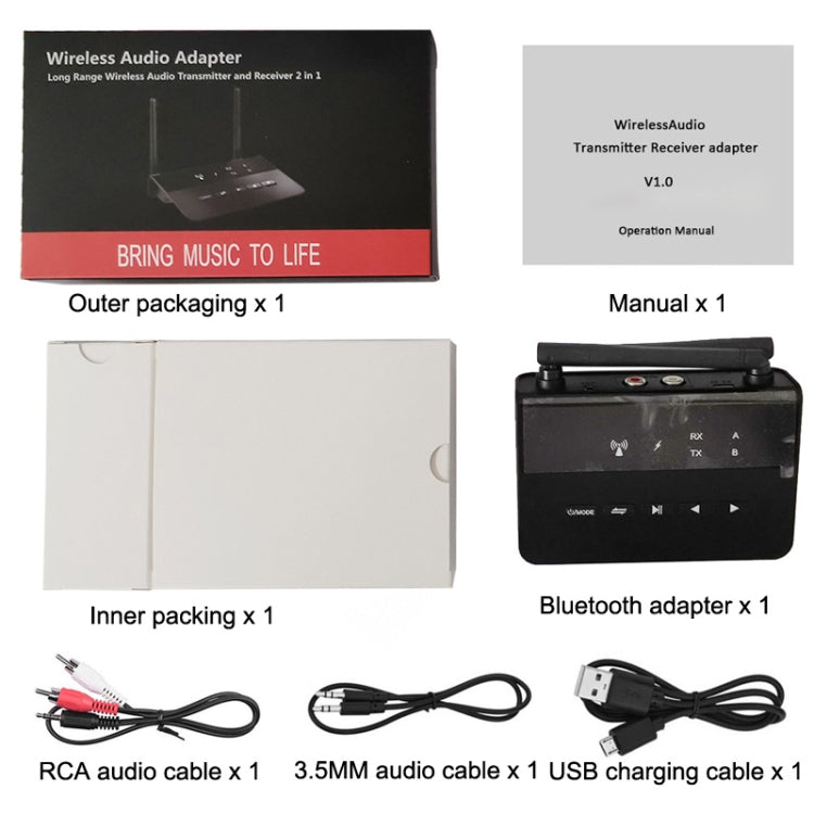 B2 Bluetooth Audio Transmitter Adapter, B2 B2 Bluetooth Audio Transmitter Adapter, B2